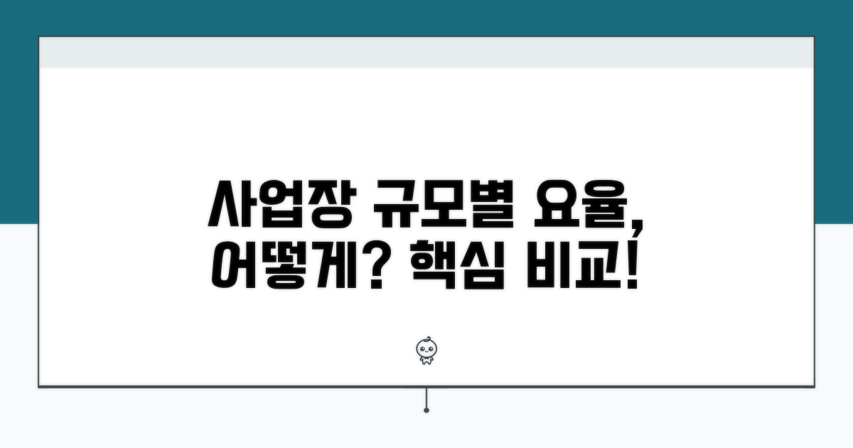 사업장 규모별 요율, 어떻게 달라질까?