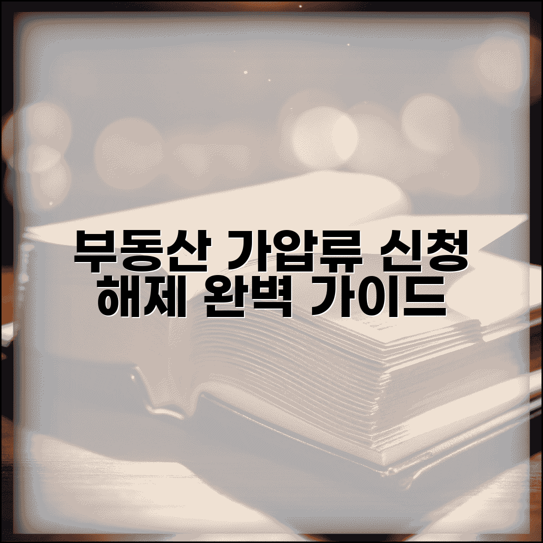 부동산 가압류 신청 절차 | 부동산가압류 해제신청서 양식