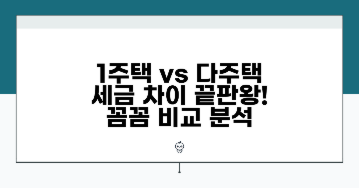 보유 주택 수별 세금 계산