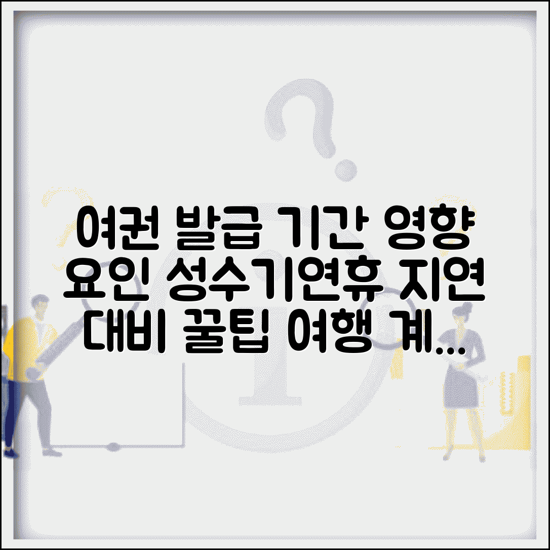 여권 발급 소요기간 영향 요인 | 연휴/성수기 지연 정보 | 여행 계획 시 고려해야 할 여유 시간