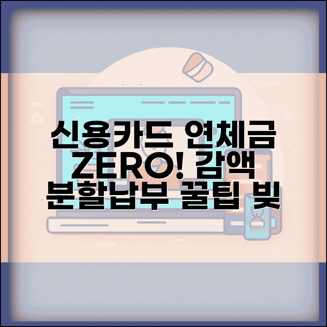 신용카드 연체금 줄이는 방법 있나요 | 카드연체금 | 감액협상 | 분할납부