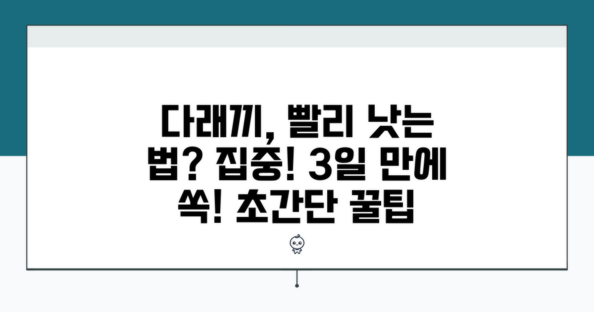 다래끼 빨리 낫는법 확인
