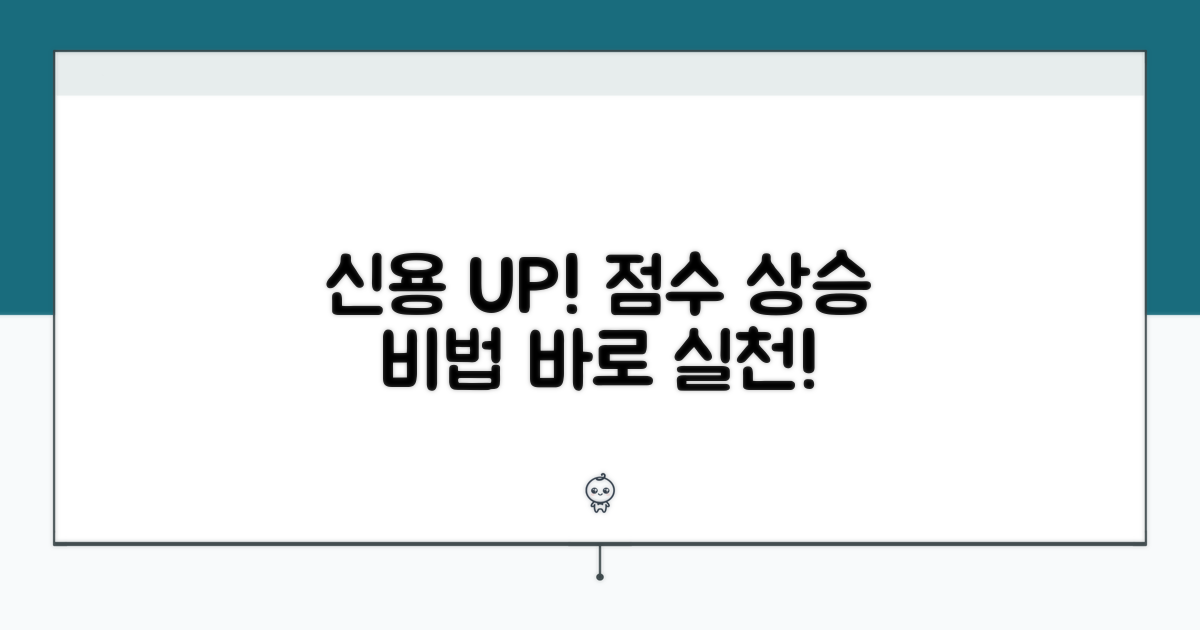 신용점수 상승을 위한 실천 전략