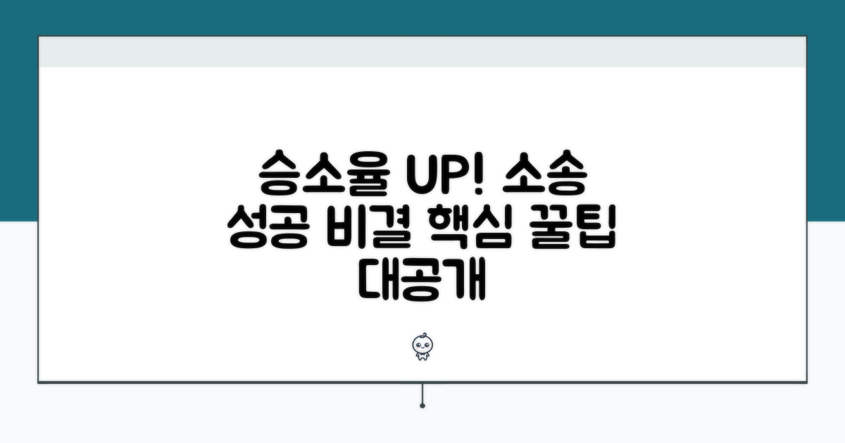 소송 성공 확률 높이는 꿀팁