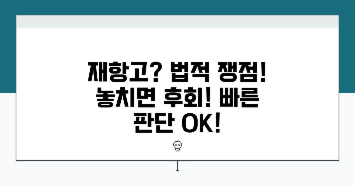 재항고 가능성, 법적 검토 사항