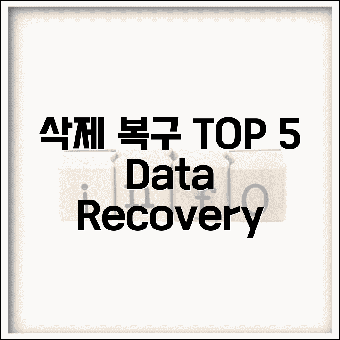 삭제 복구 프로그램 추천 TOP 5 | Recuva R-Studio PhotoRec 등 전문 복구 도구 완벽 비교