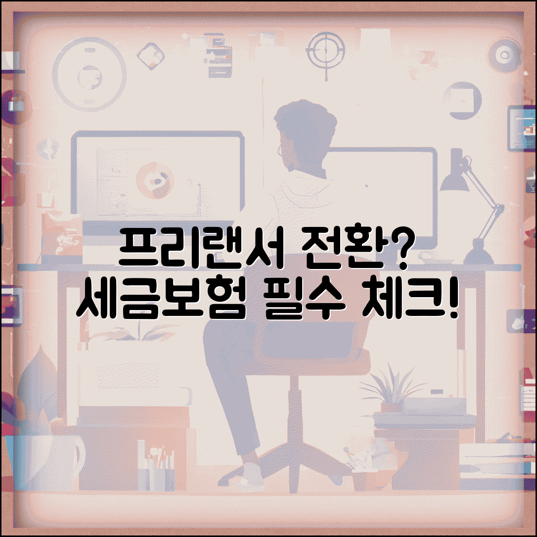 프리랜서 전환 시 고려사항 | 정규직에서 프리랜서 전환 시 세무와 보험