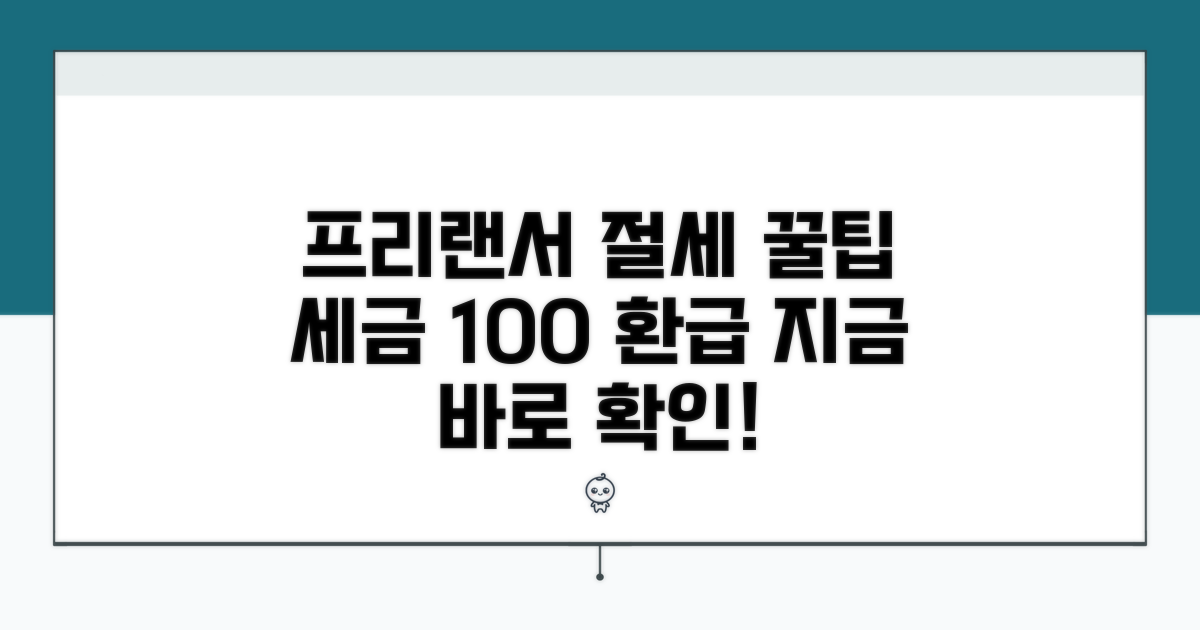 프리랜서 위한 절세 노하우 공개