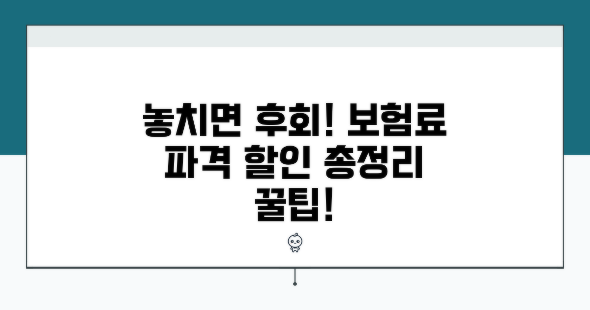 놓치면 후회! 보험료 할인 혜택 총정리