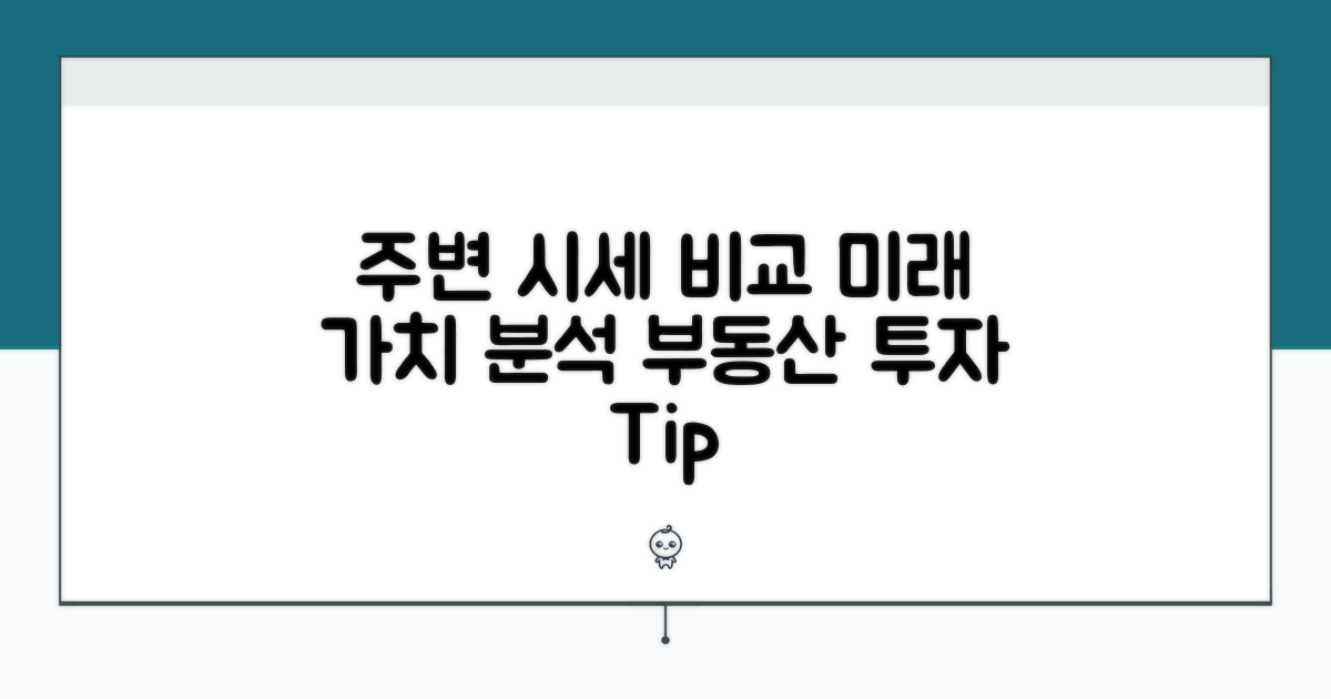 주변 시세 비교 및 미래 가치 분석