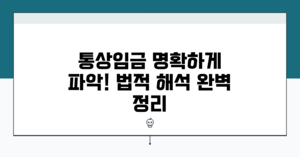 통상임금 범위와 법적 해석
