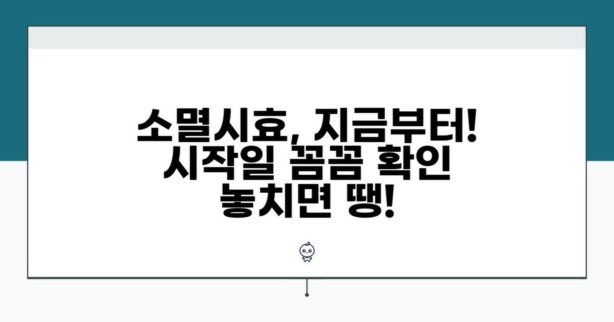 소멸시효, 언제부터 시작되는지 확인
