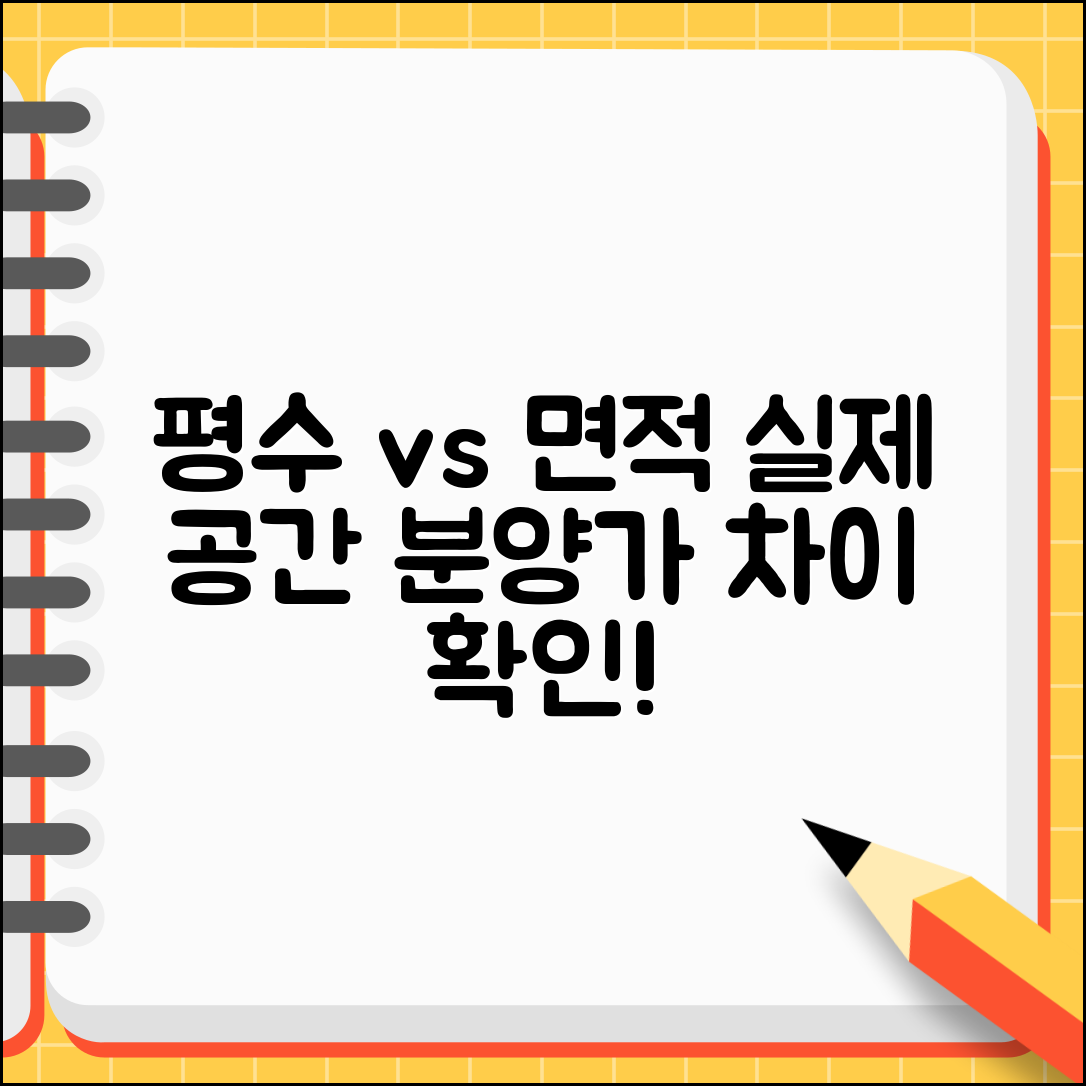 평수 전용면적 vs 공급면적 | 실제 생활공간과 분양가 계산 차이
