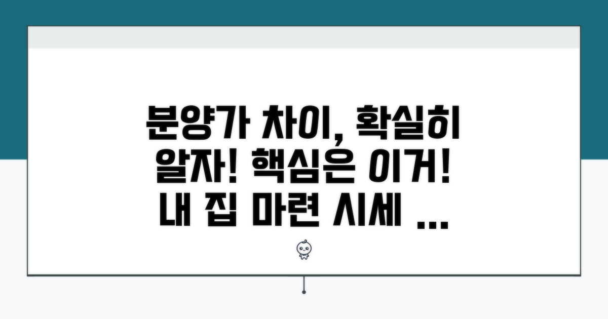 분양가 계산 시 차이점