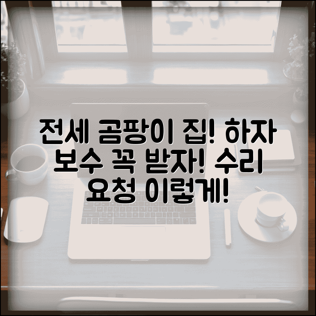 전세 집 곰팡이 하자 보수 요구 | 집 상태 불량 수리 요청 방법