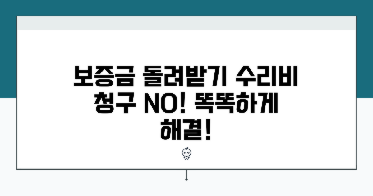 보증금 반환과 수리비 청구