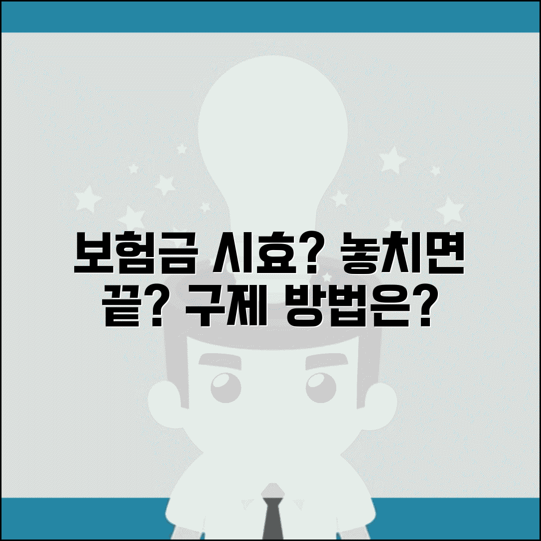 보험금 청구권 시효 지나면 정말 못받나요 | 보험금시효 | 청구권소멸 | 구제방법