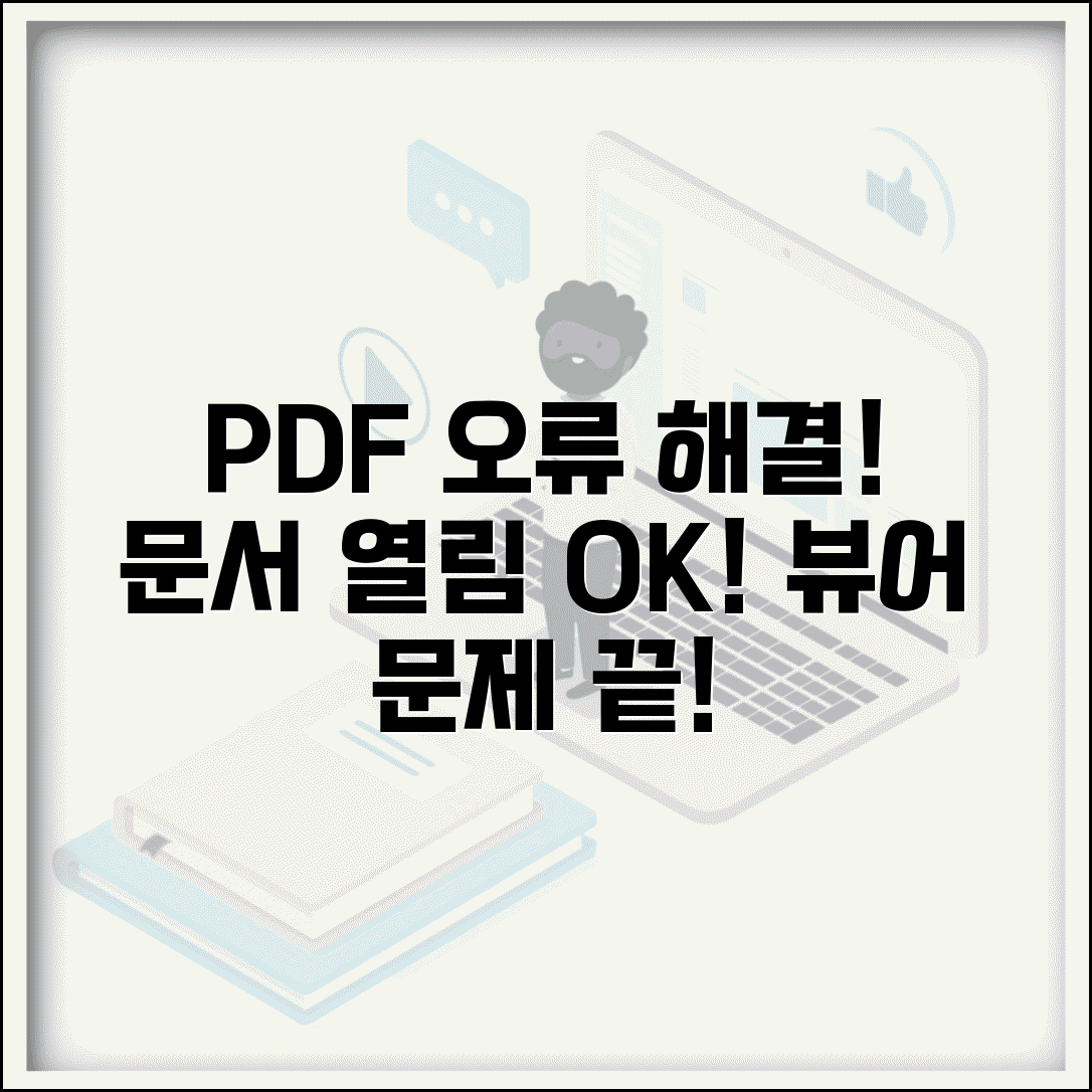 PDF 파일 열리지 않음 | PDF 뷰어 문서 손상 오류 해결
