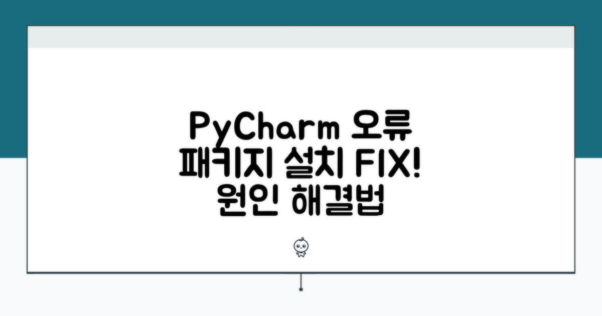PyCharm 패키지 설치 오류 원인 분석