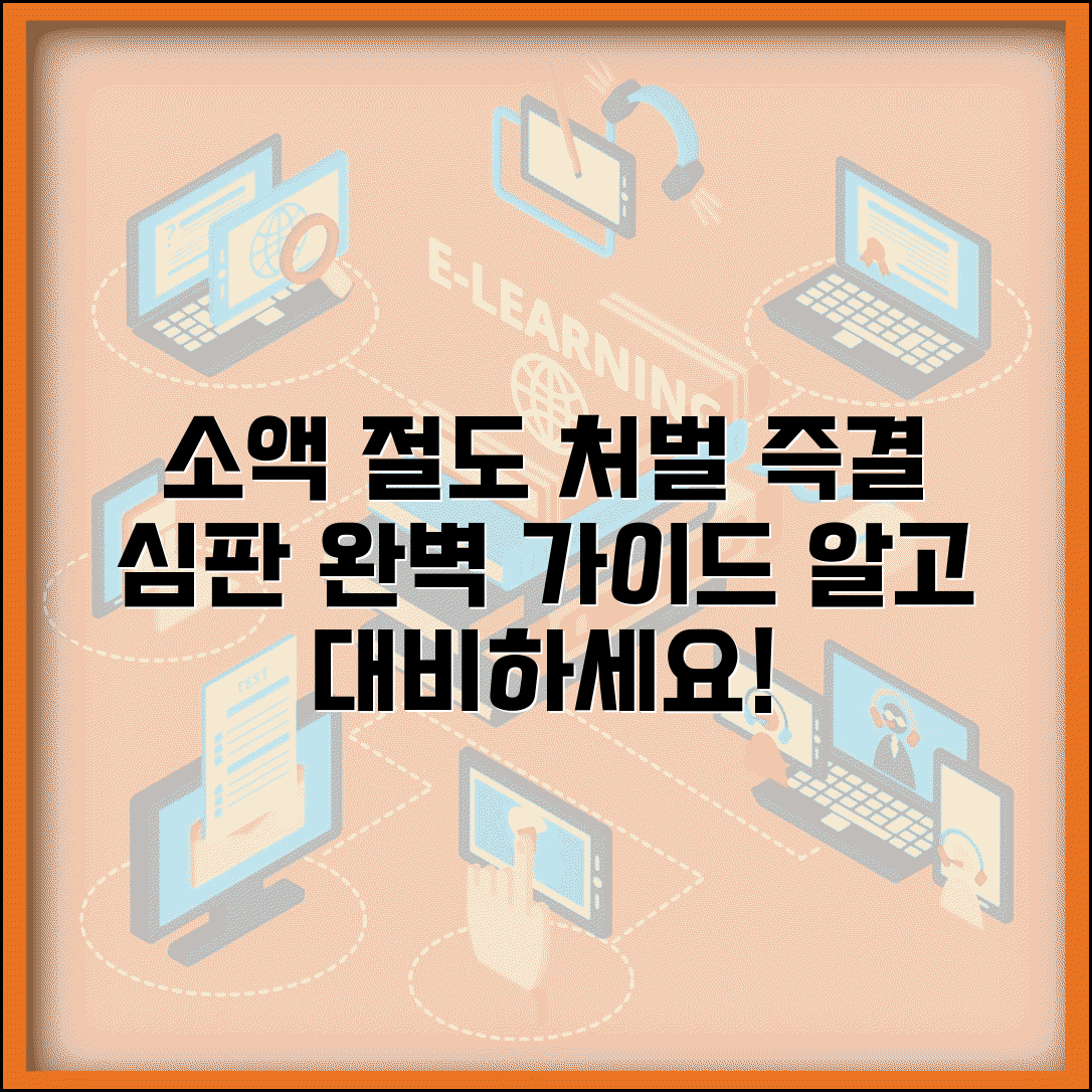 소액 절도 즉결 심판 절차 처벌 | 소액절도 즉결심판 완벽 이해 가이드