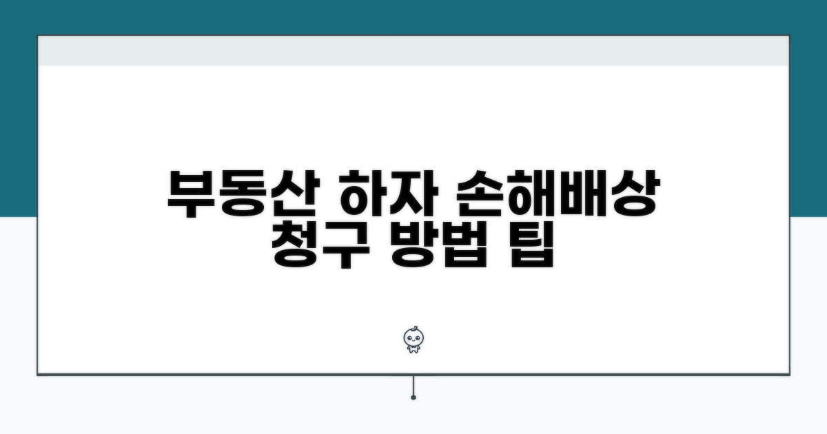 부동산 하자 손해배상 청구 방법