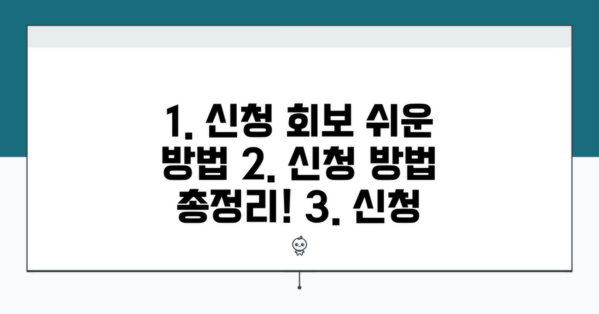신청 방법과 회보 절차 상세 안내