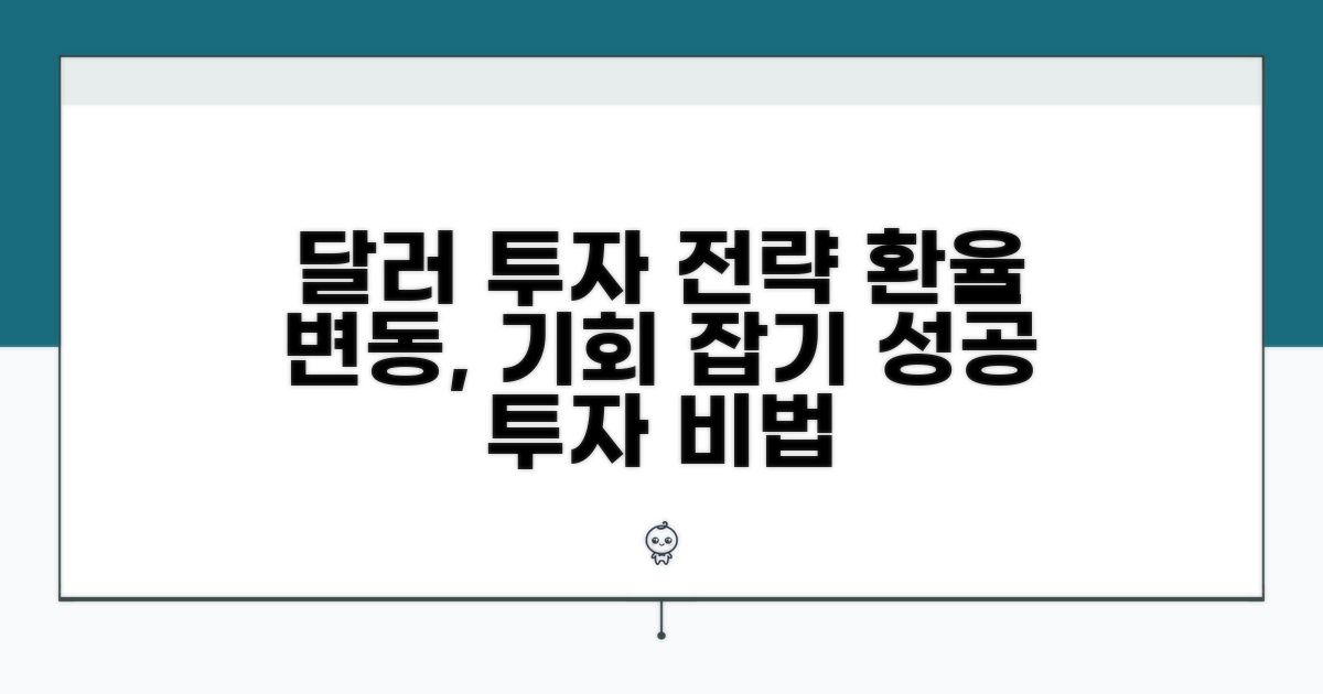달러 환율 변동에 따른 투자 전략