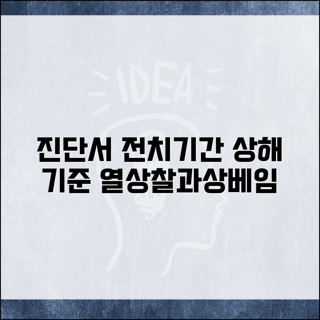 열상 찰과상 상해 진단서 전치기간 | 베임 긁힘 상처 상해 진단서 기준