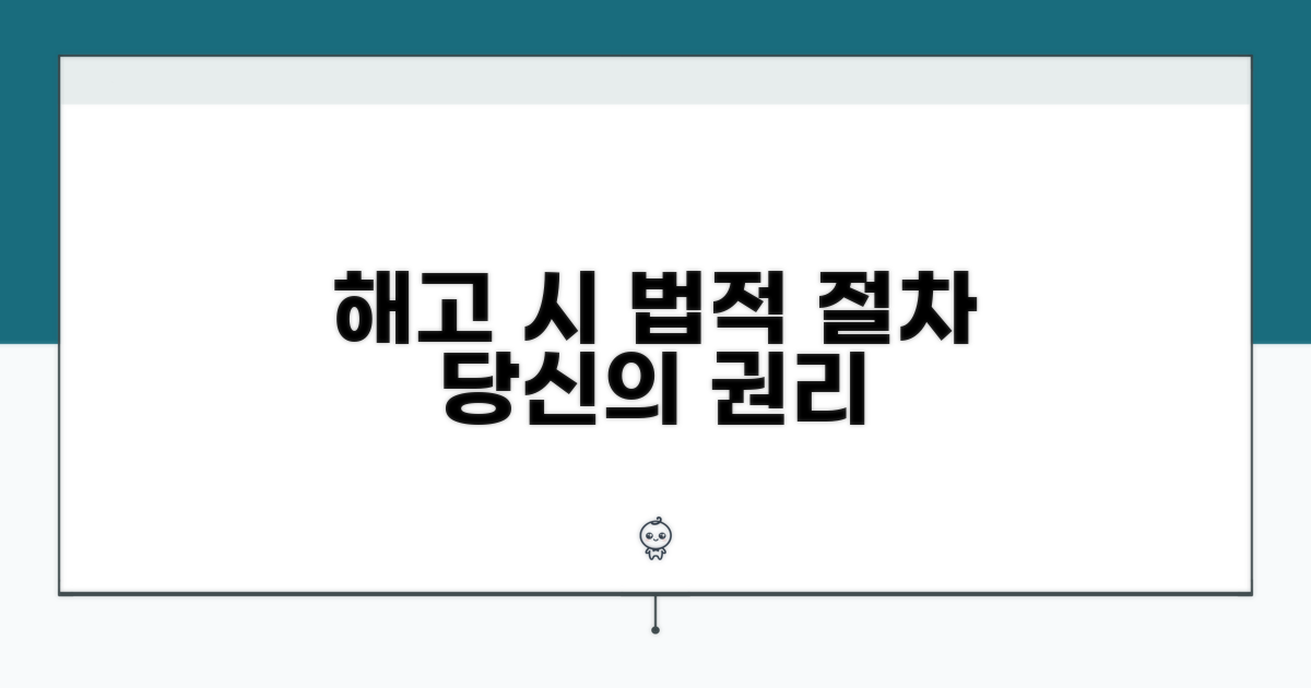 해고 통보 시 법적 절차와 권리