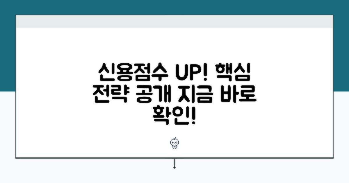 신용점수 관리 핵심 전략