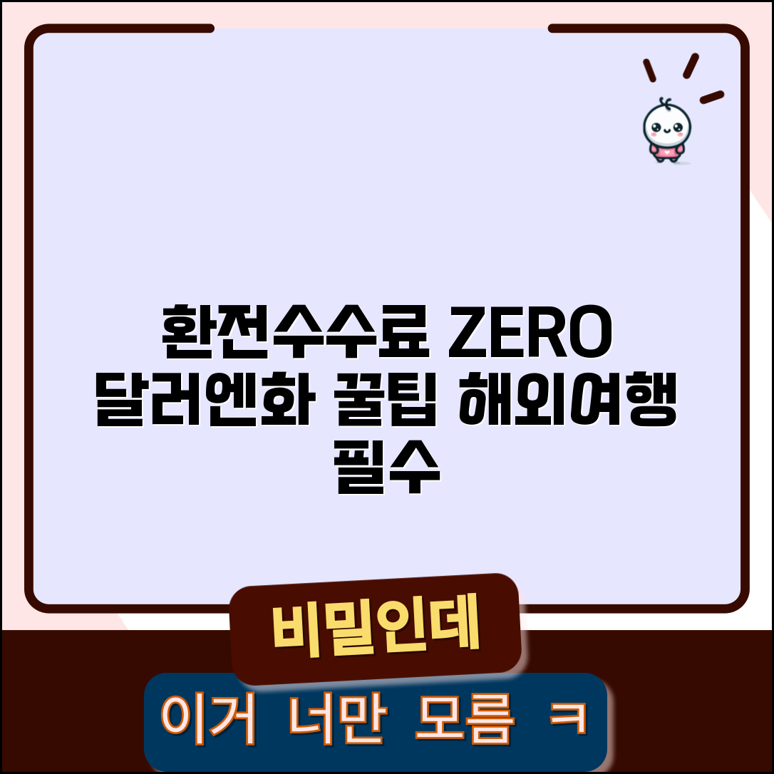 해외여행 환전수수료 절약 | 달러 엔화 환전 수수료 저렴한 곳