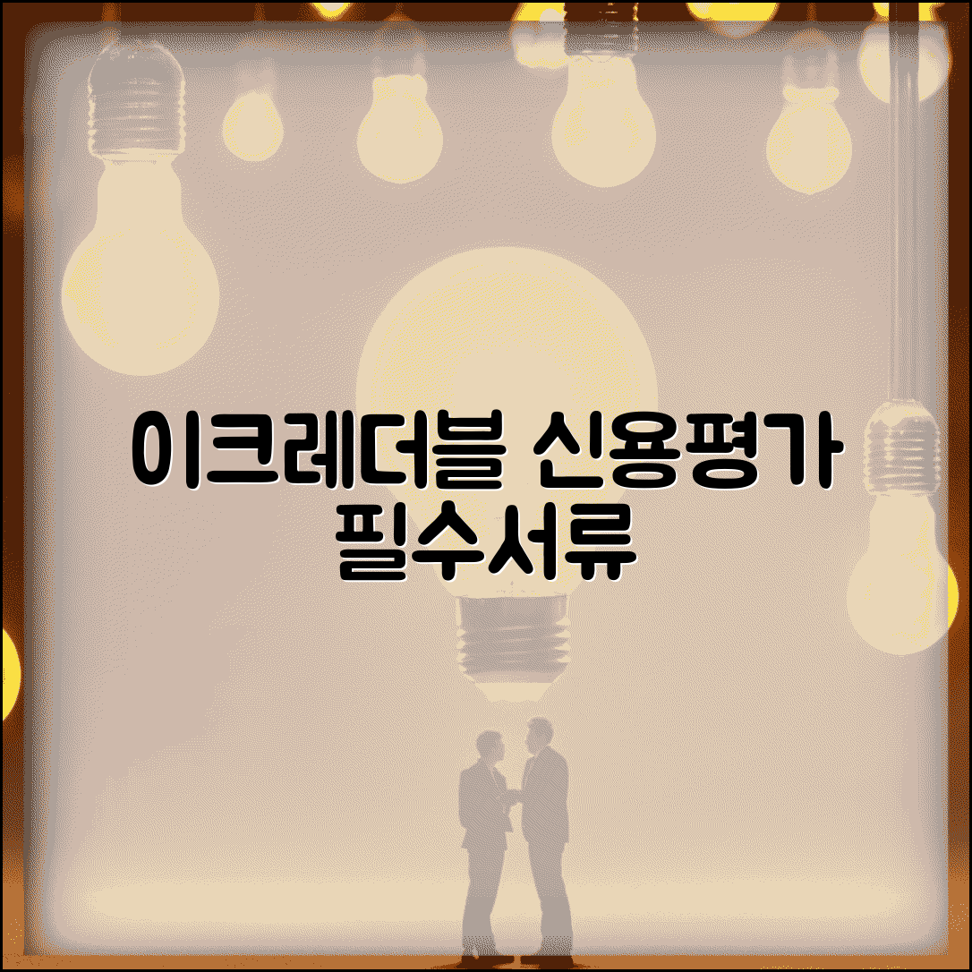 이크레더블신용평가제출서류 | 이크레더블 신용평가 필요서류 제출하는 법