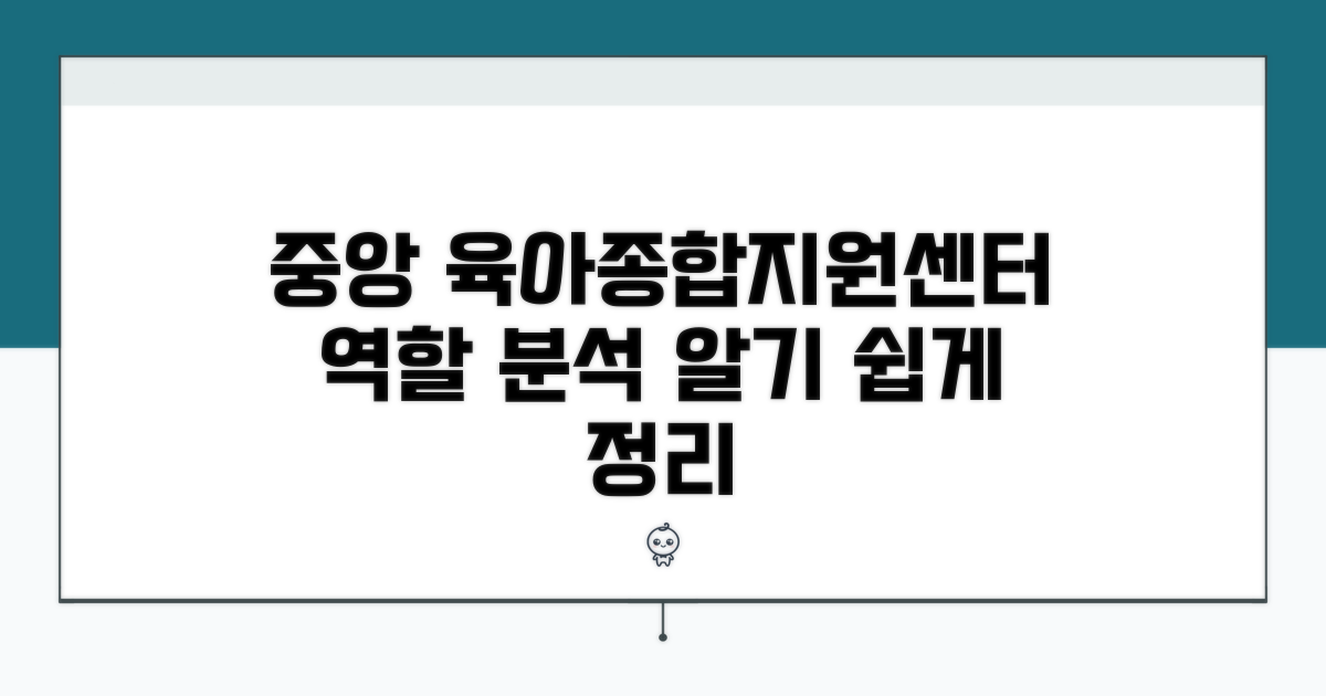 중앙 육아종합지원센터 역할 분석