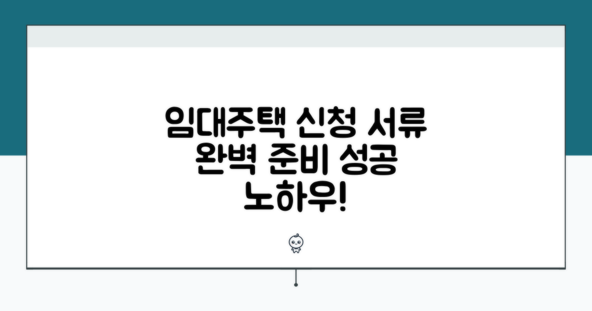 임대주택 신청 서류 준비 완벽 가이드