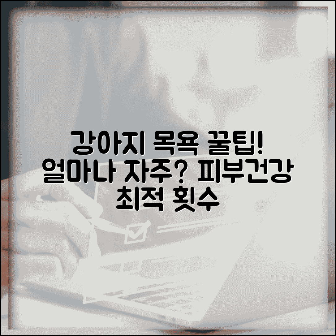 강아지 목욕 얼마나 자주 시켜야 하나요 | 강아지 목욕 | 횟수 | 피부건강