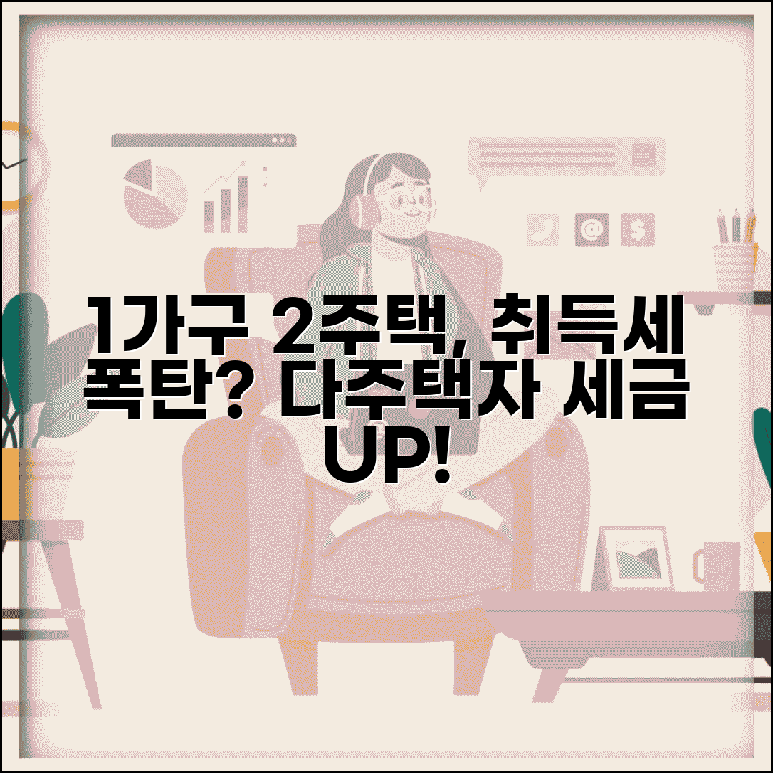 1가구 2주택 취득세율 얼마나 오를까? | 다주택자 세금 부담 분석