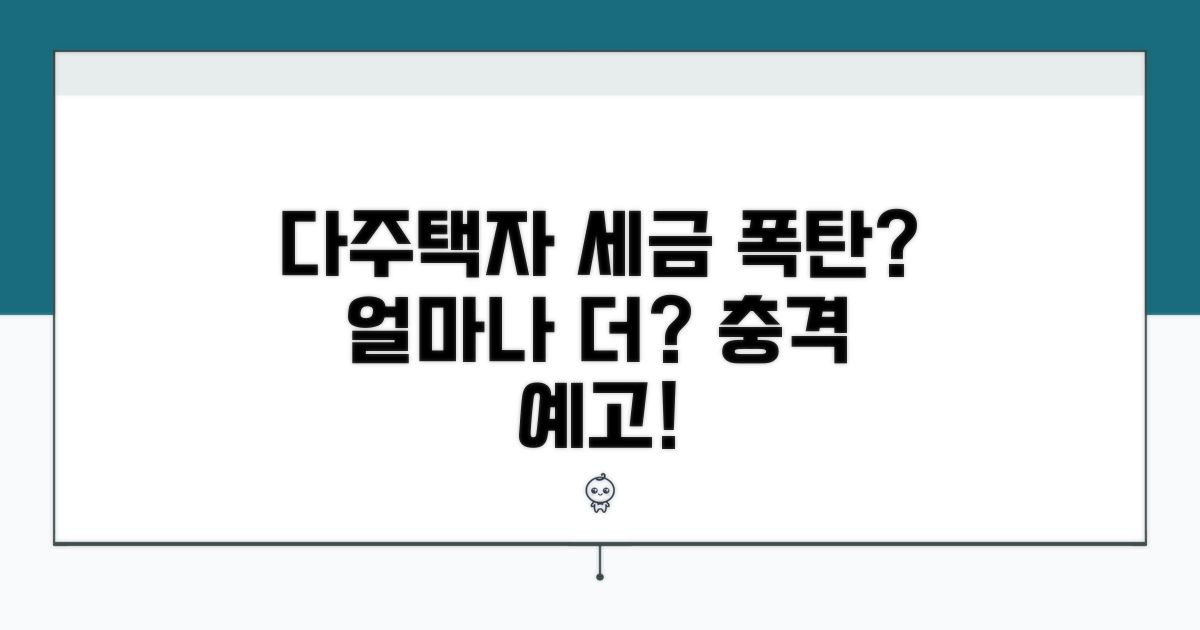 다주택자 세금 부담, 얼마나 더 늘까?