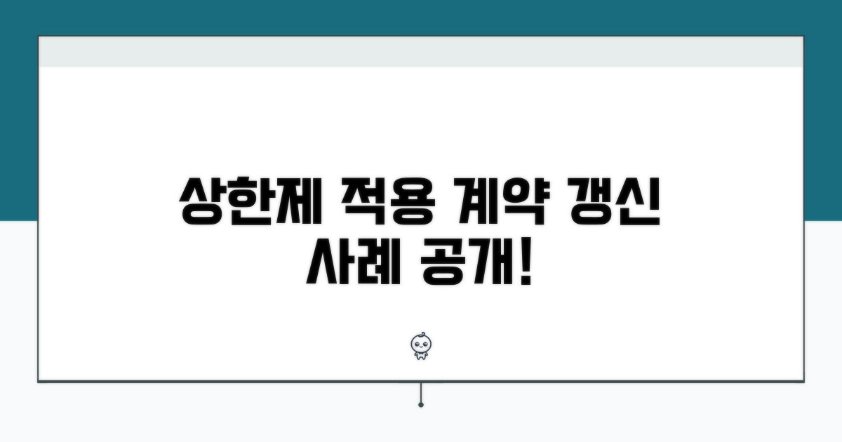 계약 갱신 시 상한제 적용 사례