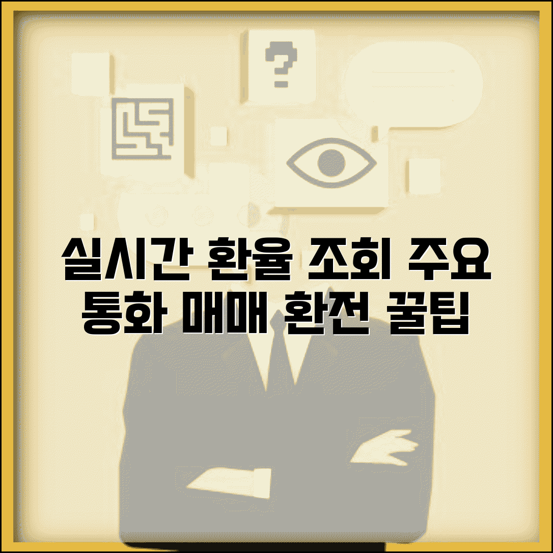 환율조회 실시간 정보 | 주요 통화 매매기준율 및 환전 팁