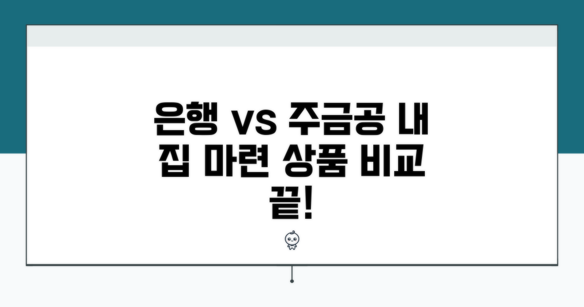 은행/주택금융공사 상품 비교