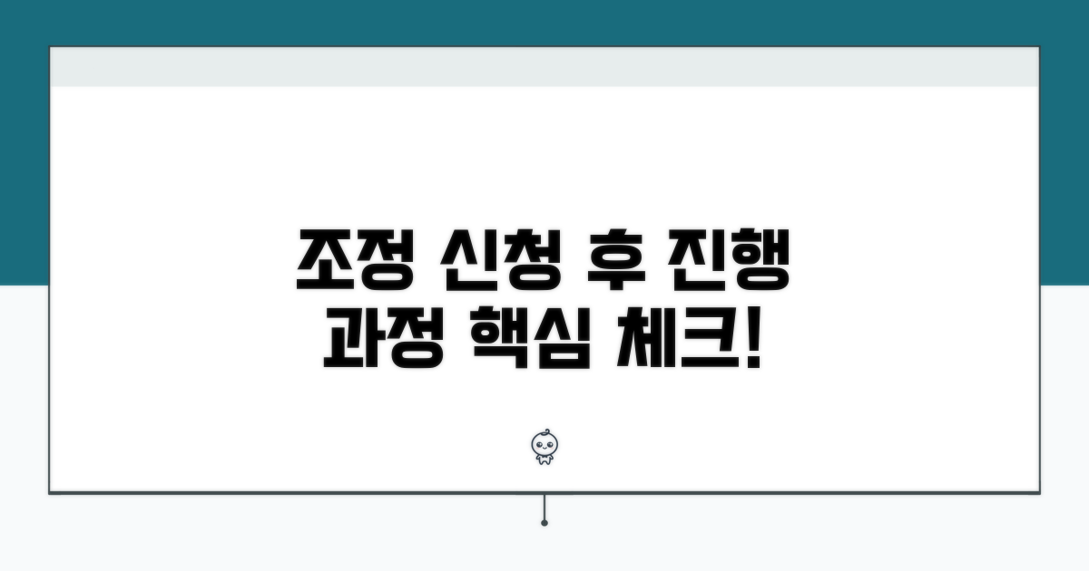 조정 신청 후 진행 과정 살펴보기