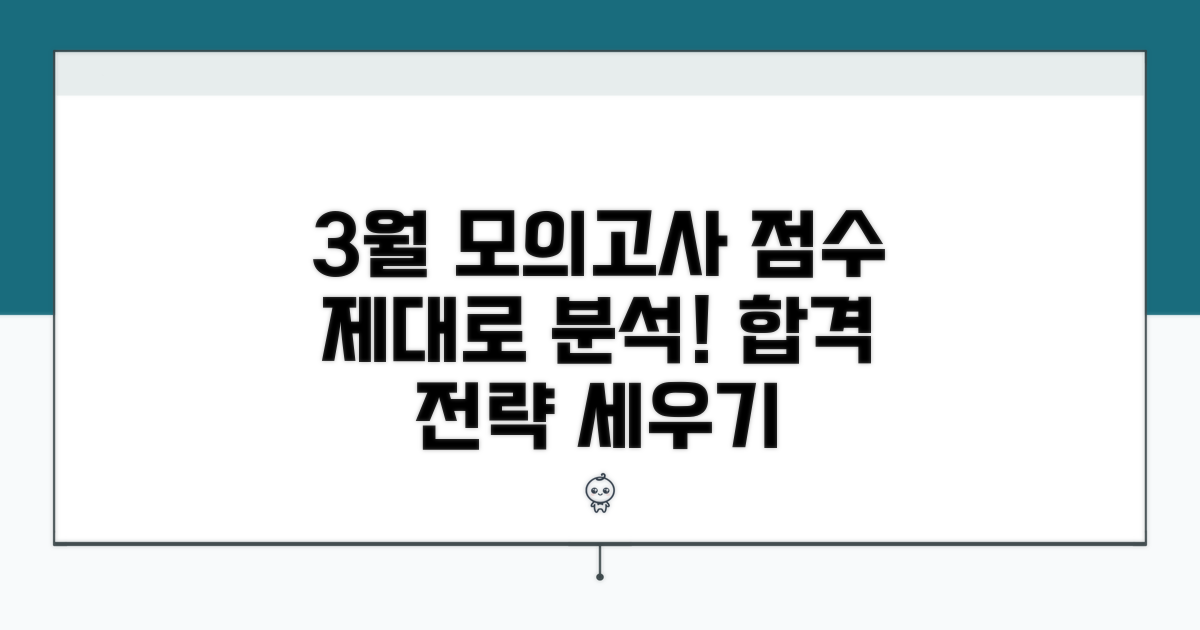 3월 모의고사 점수, 제대로 분석하기