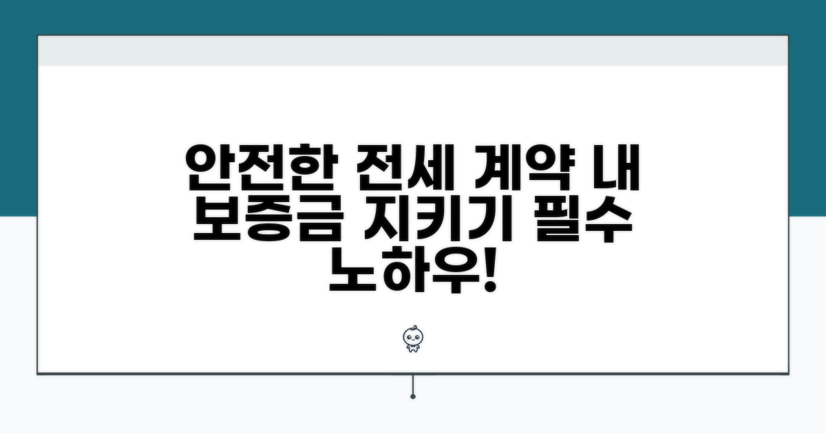 안전한 전세 계약, 보증금 지키기