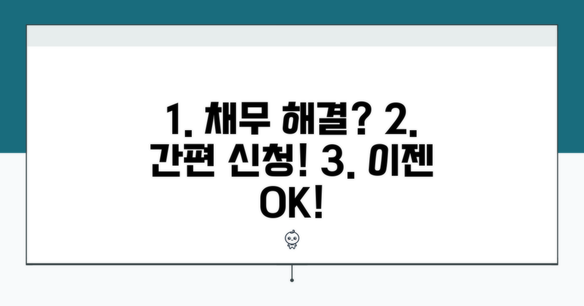 채무 해결 프로그램 신청 절차