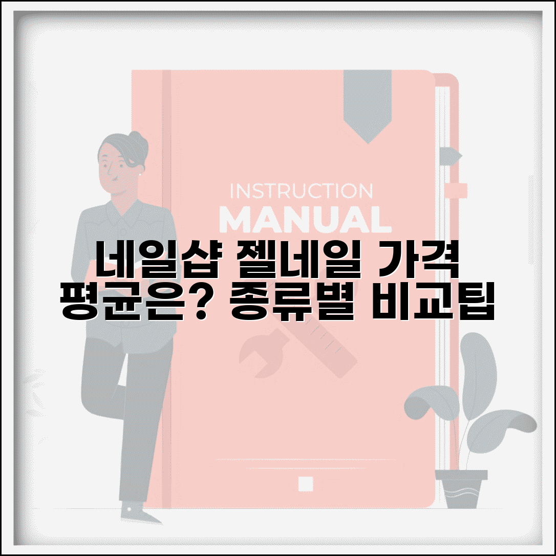네일샵 젤네일 가격 평균 얼마 | 시술 종류별 가격 비교 및 추천 팁