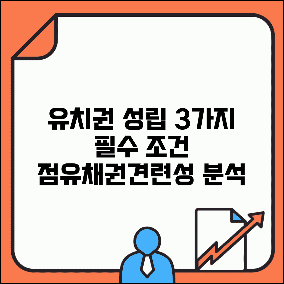 유치권 성립요건 완벽 분석 | 점유·채권·견련성 필수 조건 총정리