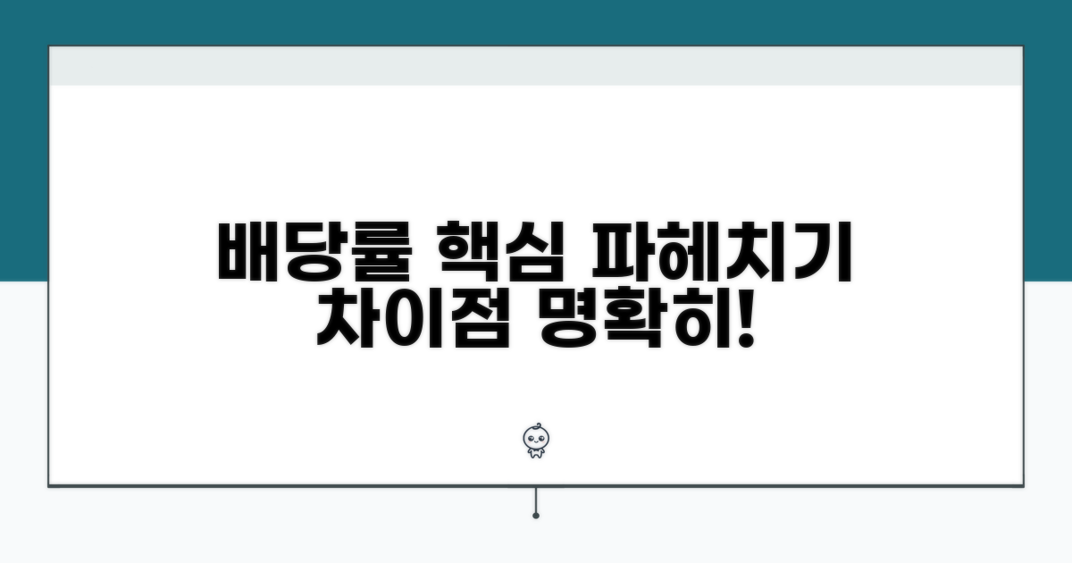 배당률 차이, 핵심 개념 파헤치기