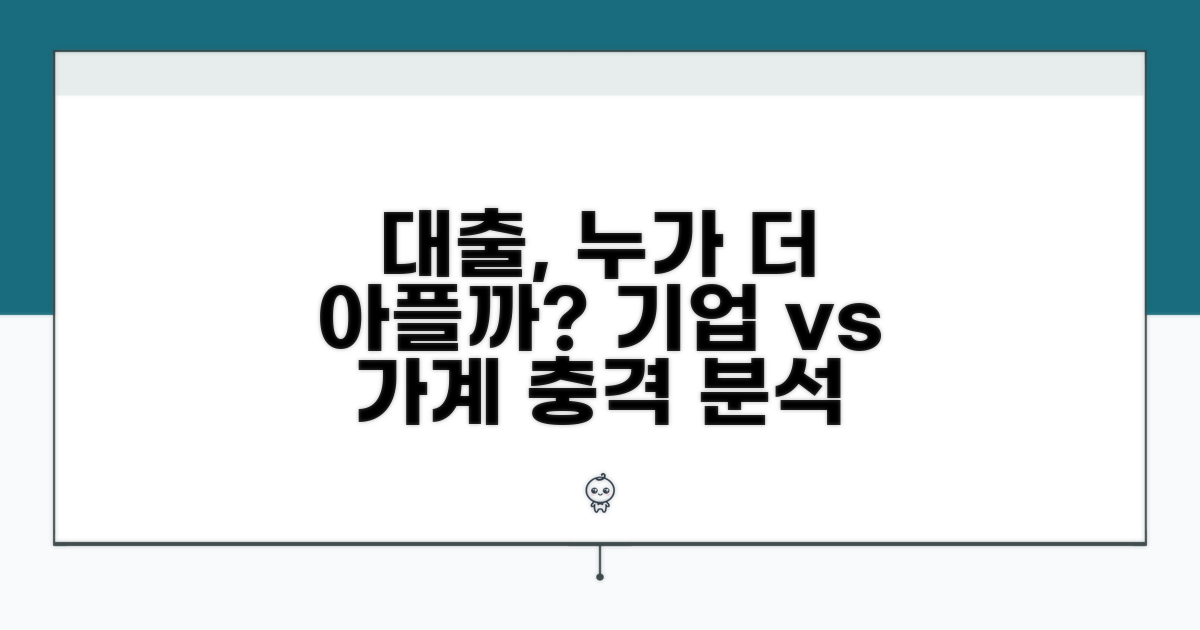 기업과 가계의 대출 영향 분석