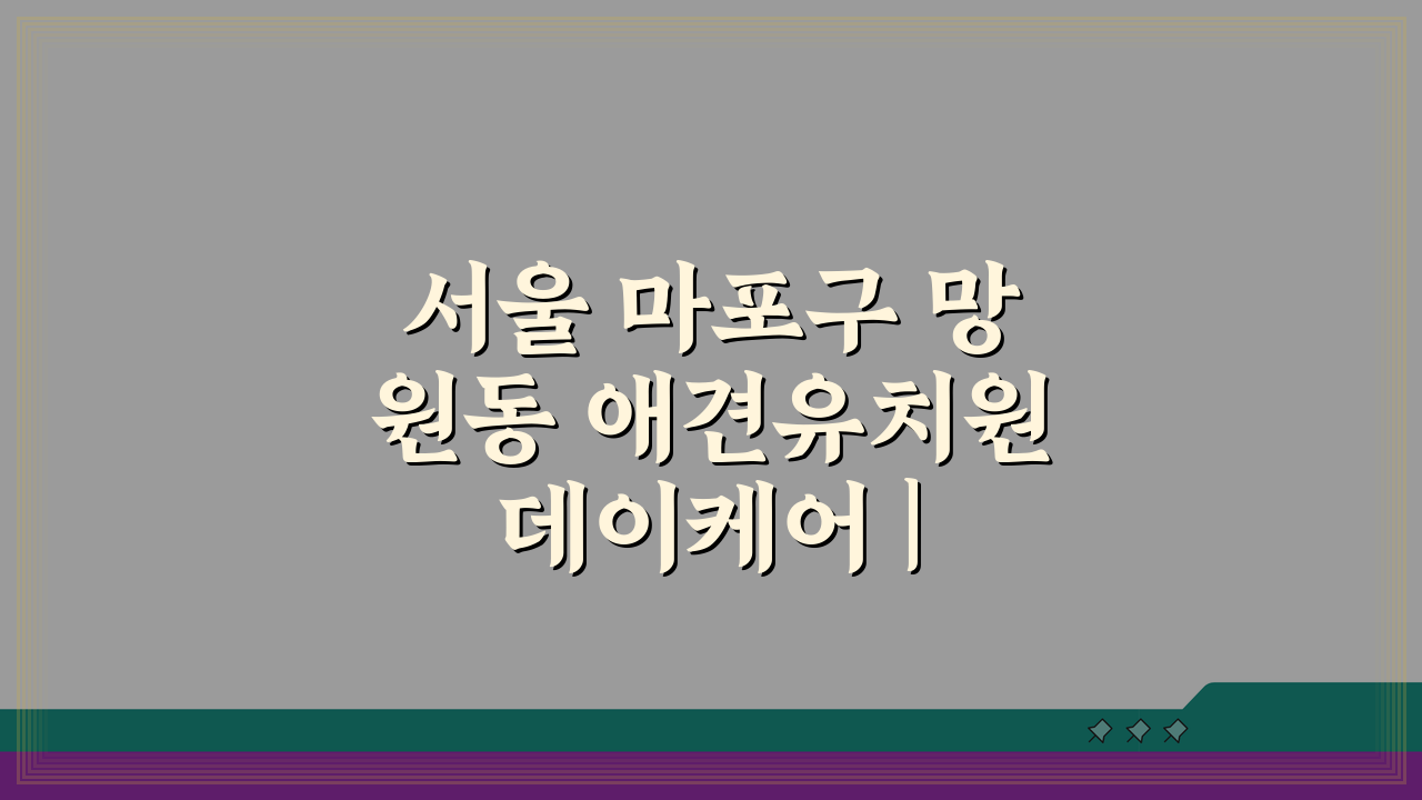 서울 마포구 망원동 애견유치원 데이케어 | 호텔링 | 퍼피클래스, CCTV 꼼꼼 비교 후기