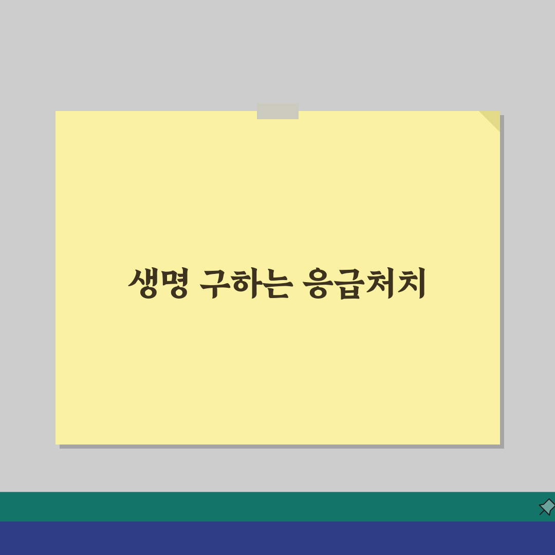 하임리히법 시행 횟수 반복, 응급처치 방법 5단계 마스터